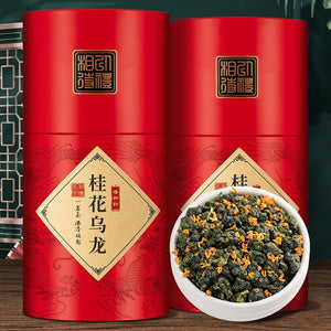 Osmanthus Oolong Tea Super Tieguanyin Luzhou-scented osmanthus tea alpine tea bags canned gift 500g