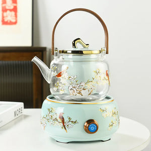 Electric ceramic stove mini small Xishangmeijiao tea stove oven oven set multi-functional glass tea kettle