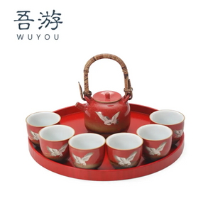 I travel to the wedding Chinese tea set high -end kung fu tea set