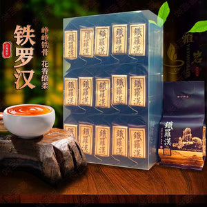 Tieluohan Rock Tea High-end Dahongpao Mingcong Wuyi Rock Tea Tieluohan Tea Small Packaging Simple Box 125g