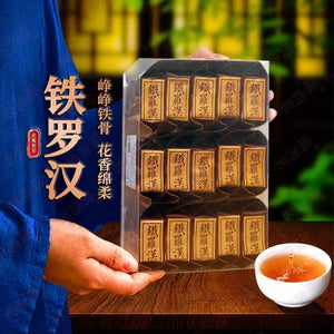 Tieluohan Rock Tea High-end Dahongpao Mingcong Wuyi Rock Tea Tieluohan Tea Small Packaging Simple Box 125g