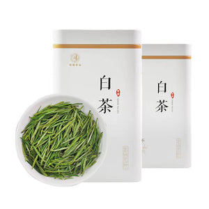 Anji White Tea 2023 New Tea Handmade Mingqian Green Tea Rare White Tea Canned Tea Gift Box