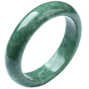 Natural emerald color Guizhou jade bracelet female genuine dark green floating flower jade bracelet