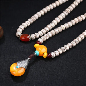 Authentic Xingyue Bodhizi Wenwan Pendant Bracelet 108 Buddha Beads Bracelet Men's and Women's Necklace