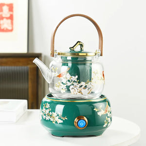 Electric ceramic stove mini small Xishangmeijiao tea stove oven oven set multi-functional glass tea kettle