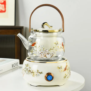 Electric ceramic stove mini small Xishangmeijiao tea stove oven oven set multi-functional glass tea kettle